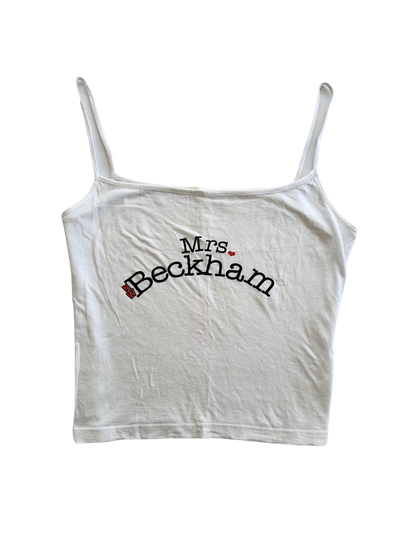 00s "Mrs Beckham" Tank Top | Size 8-12
