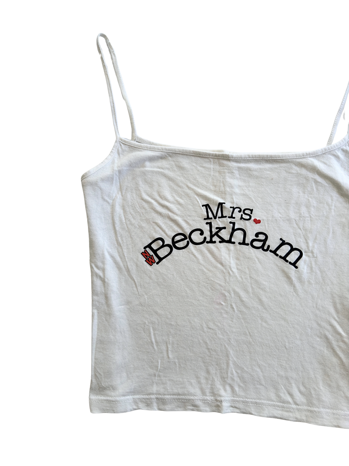 00s "Mrs Beckham" Tank Top | Size 8-12