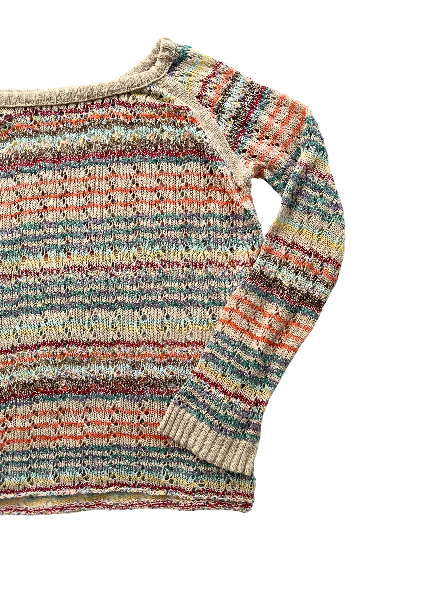 Vintage Crochet Sweater | Size 6-10