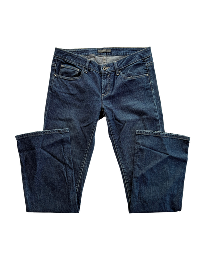 00s Embroidered Flared Jean | Size 8-10