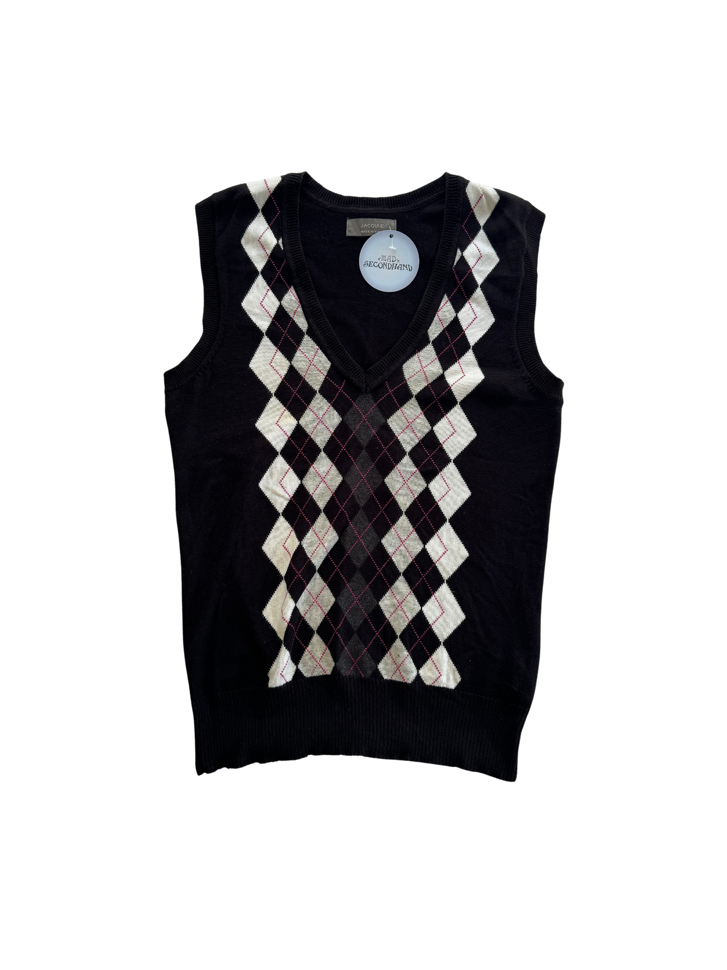 00s Argyle Sweater Vest | Size 6-10