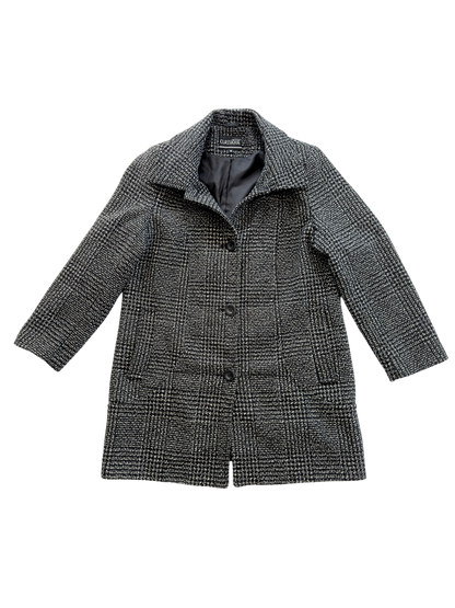 Vintage Houndstooth Coat | Size 6-14