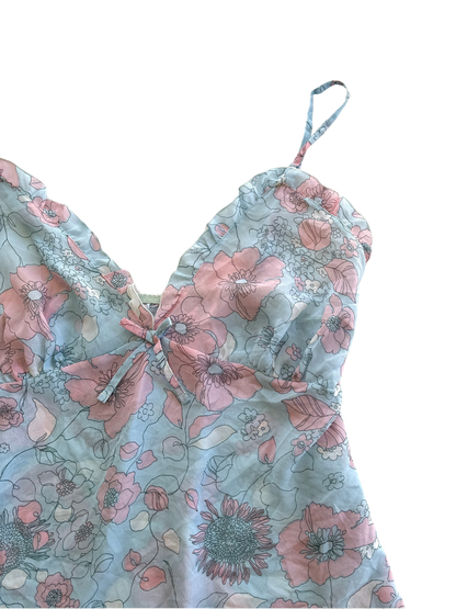 00s Floral Ruffle Cami  | Size 10-14