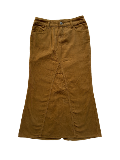 Vintage Corduroy Midi Skirt | Size 6-10